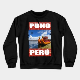 LAGO TITICACA PUNO PERU Crewneck Sweatshirt